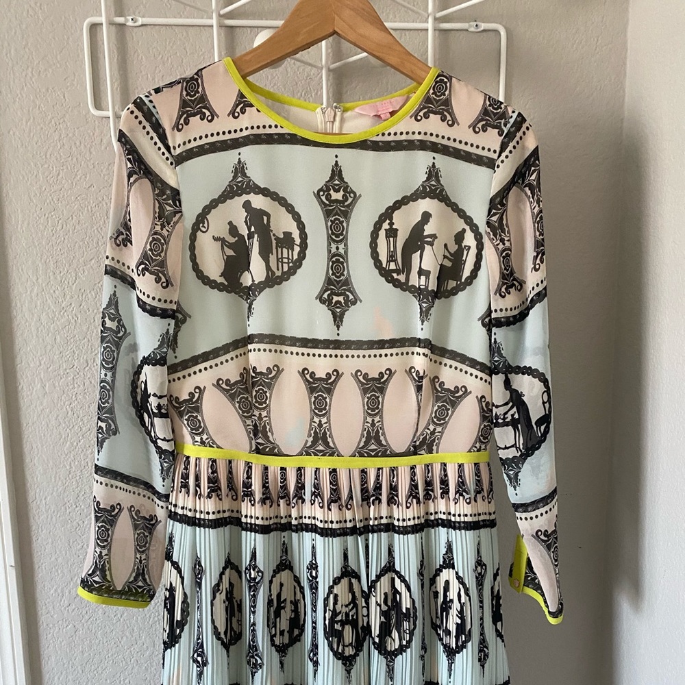 Unique, sheer, Ted Baker- WORN ONCE